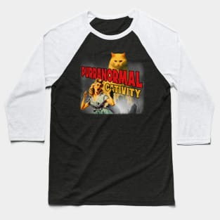 Purranormal Cativity Baseball T-Shirt